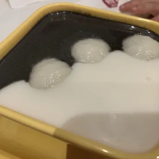 Almond Soup with Sasame Rice Balls