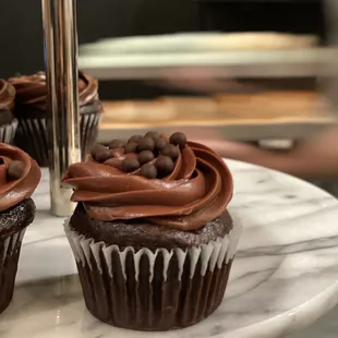 Mini chocolate cupcake