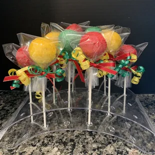 Juneteenth cake pops