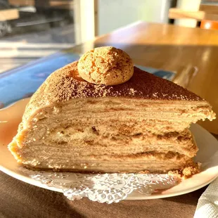 Tiramisu Crepe Cake