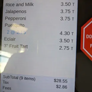 Prices