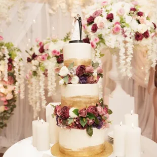 a wedding cake