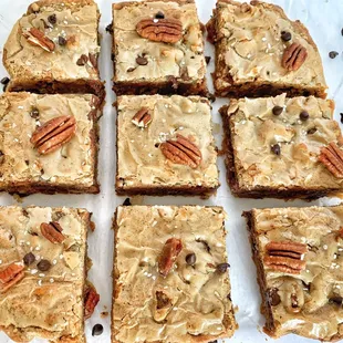 Brown Butter Chocolate Chip Bourbon Blondie