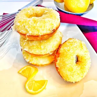 Lemon Sugar Donuts