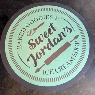 the logo of the ice cream shop
