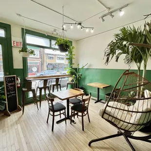 Seating area in the back