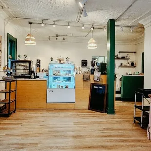 The front room of the Cafe