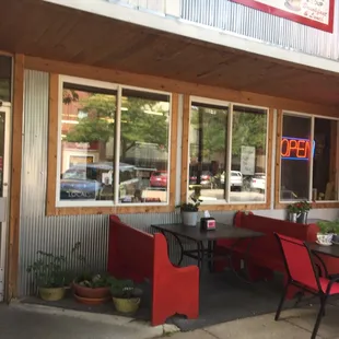 the outside of the store