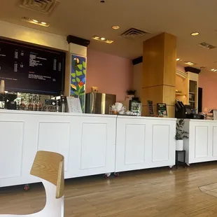 Inside store