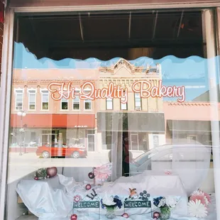a storefront window