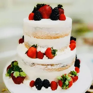 a three tiered cake