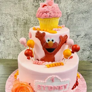 Elmo themed 1st Birthday