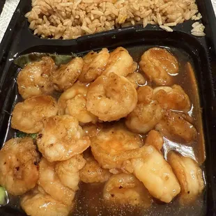 Shrimp teriyaki