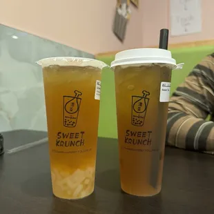 Teas are pretty good