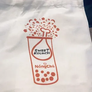 They gave me a bag with my order.