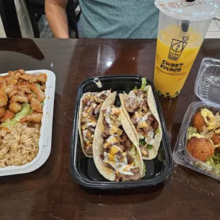 Spicy Chicken Korean Tacos