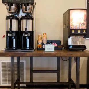 Our self-serve station