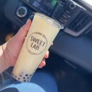 Mango Peach Boba