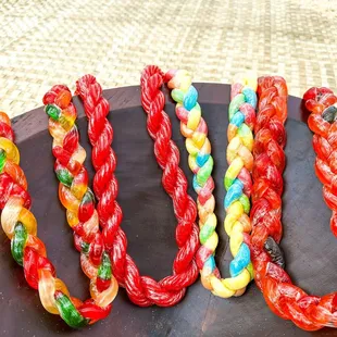 Assorted Yummy Gummy Lei and Licorice Twist Lei