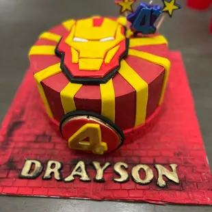 Iron man cake