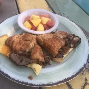 Steak Croissant Sandwich