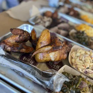 Smoked Jumbo Wings Combo Plate