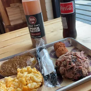 NC Style Pork Shoulder Combo Plate