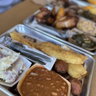 Fried Fish Combo Plate