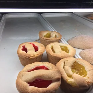 These were SO yummy.  The pastry part was a cross between a cookie and bread with a wonderful flavor.