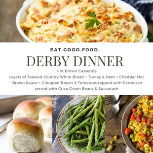 a recipe for derby dinner