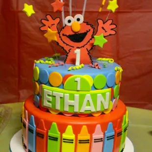 My son&apos;s 1st birthday cake!