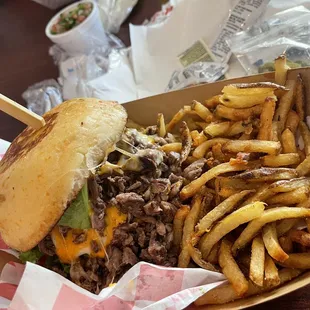 Fajita burger