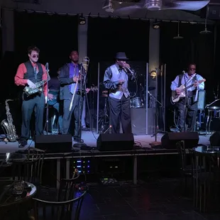 The legend Ernie Frazier and his band. Incredible guitar player and entertainer.