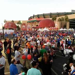 September 28, 2013 at Angel Stadium for the Light the Night Walk. The most amazing event that Sweet Lous has ever done