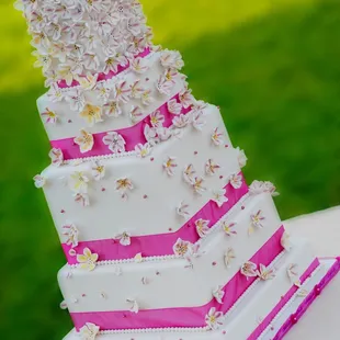 a wedding cake