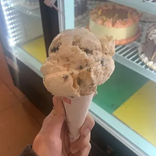 Coconut chocolate chip with caramel