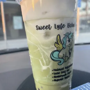 Vanilla green tea