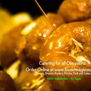 100 % Vegetarian, Order Online Sweets, Snacks, Cakes, Karampodi, Batters, Catering