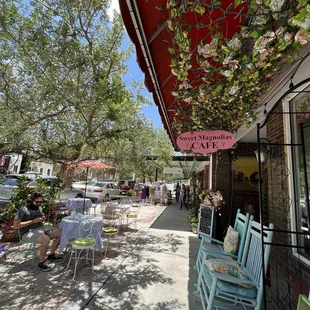 Outdoor seating