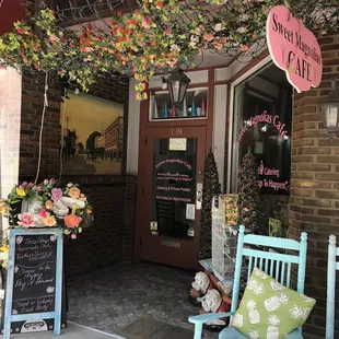 the front entrance