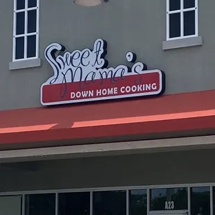 the front of the restaurant