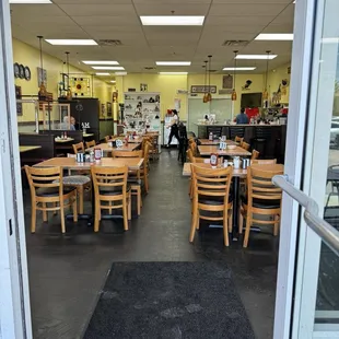 Inside dining room
