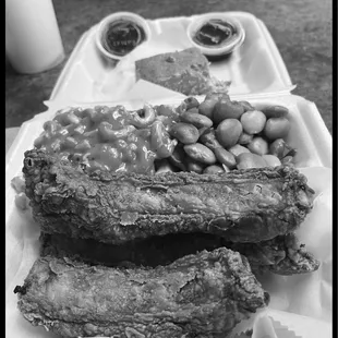 Deep fried ribs are da bomb!