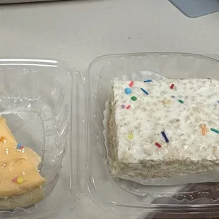 Sugar Confetti Cookie &amp; Confetti Rice Krispie Bar