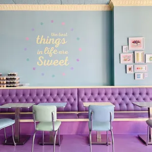 the interior of the restaurant