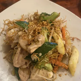 Crispy Noodles with chicken