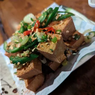 Deep fried tofu