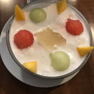 #6 Bird's Nest Mango, Coconut Juice, and Black Glutinous Rice