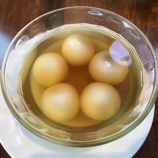 #708 Ginger Soup Rice Balls with Sesame Filling