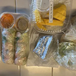 Take home items